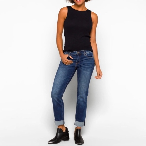 Kut from the Kloth Denim - Kut From The Kloth Catherine Boyfriend Jean Blue Denim Size 0